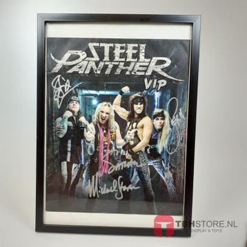 Steel Panther - VIP Promo poster gesigneerd, Verzamelen, Verzenden, Zo goed als nieuw