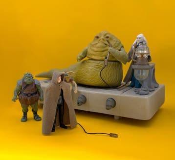 Kenner Jabba the Hutt Playset 1983 + doos | Star Wars, Ophalen of Verzenden, Gebruikt