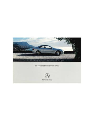 2002 MERCEDES BENZ CLK COUPÉ BROCHURE DUITS, Boeken, Nieuw, Author