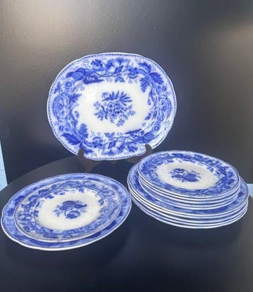 Wedgwood - Bord (13) - Rare set of 13 Antique Wedgwood