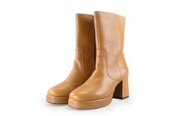Ann Rocks Enkellaarzen in maat 37 Cognac, Kleding | Dames, Schoenen, Ann Rocks, Overige kleuren, Verzenden, Lage of Enkellaarzen