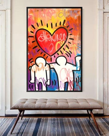Gunnar Zyl - Heart / Keith Haring & Zyl XXL