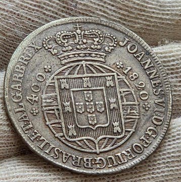 Portugal. D. João VI (1816-1826). Cruzado Novo (480 Reis)