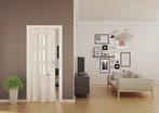 Stijlvolle moderne Luciana Vouwdeur met Glas | 88.5x214 cm, Kunststof, 80 tot 100 cm, Binnendeur, Nieuw