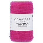 Katia Concept 50 Mohair Shades - 38 fuchsia - Mohair Garen, Hobby en Vrije tijd, Breien en Haken, Ophalen of Verzenden, Nieuw