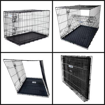 Hondenbench opvouwbaar | Hondenhok | 90x60x67cm | Draagbaar, Dieren en Toebehoren, Hondenbenches, Verzenden, Nieuw