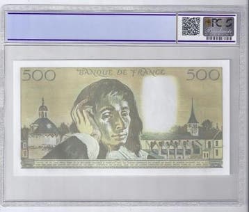 France Frankreich Pick 156 500 Francs Typ Pascal 02/01/19..., Verzenden