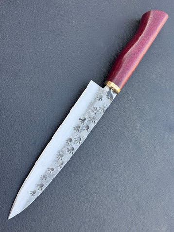 Custom Hand-Forged Premium Chefs Knife - Tafelmes - Staal,