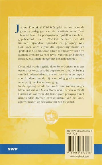 Het recht van het kind op respect / KORTE STUDIES J. Korczak, Verzenden, Zo goed als nieuw, J. Korczak
