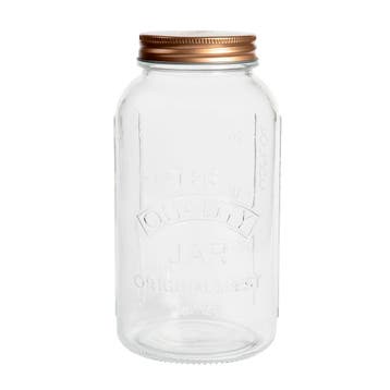 BrandNewCake Glazen Pot met Deksel (tbv Zuurdesem) 1000ml, Verzenden, Nieuw