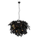 Zwarte hanglamp retro, Urwa, Nieuw, Ophalen of Verzenden, 75 cm of meer, Stof