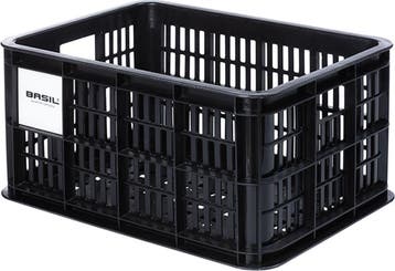 Basil fietskrat S, 17.5L, gerecycled kunststof, zwart -, Ophalen of Verzenden, Nieuw, Basil