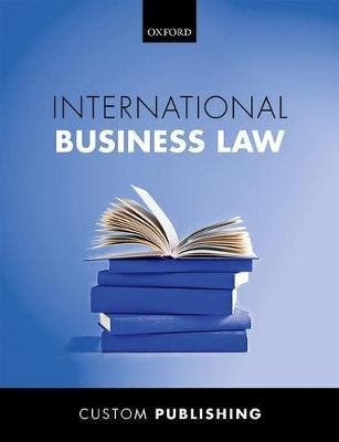 Custom Groningen Intertnational Business Law 9780198817383, Boeken, Zo goed als nieuw