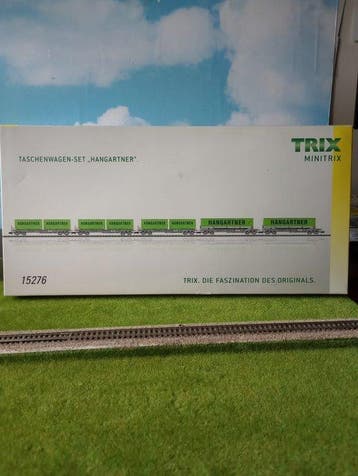 Trix, Minitrix N - 15276 - Modeltrein goederenwagonset (5) -, Nieuw