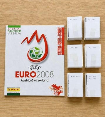 2008 Panini Euro 2008 Cristiano Ronaldo Sticker - 1 Sticker, Nieuw