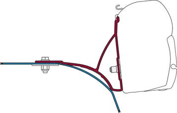 Fiamma Ducato/Jumper/Boxer Roof Rack Kit H2-L2/L3 >2006 F45, Ophalen of Verzenden, Nieuw
