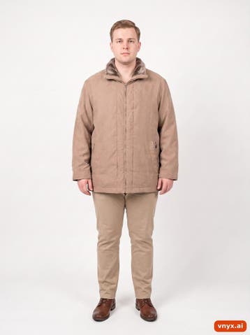 Umberto Rosetti Puffer Jacket Heren maat XL Beige Vintage, Ophalen of Verzenden, Nieuw