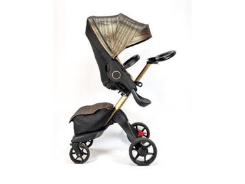 Veiling - Stokke XPLORY X Ltd. Gold Black COG - Luxe kinderw, Nieuw