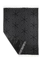 REBEL OUTDOOR Picknickkleed Zwart/Wit (Patio mat), Ophalen of Verzenden, Nieuw