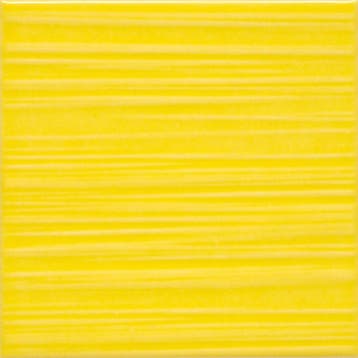 Wandtegel Handvorm Geo Twist Decor Geel Glans 10x10, Doe-het-zelf en Verbouw, Tegels, Nieuw, Minder dan 20 cm, 10 m² of meer, Wandtegels