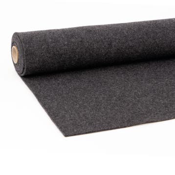 Wolvilt  voor Auto- en Camperbekleding - Antraciet - Bre...