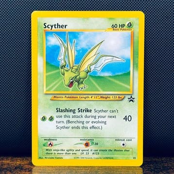 Pokémon Card - Scyther Black Star Promo 45 - Pokémon, Hobby en Vrije tijd, Nieuw