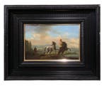 Jan van Huchtenburg (1647-1733), Kring van - Taming a wild, Antiek en Kunst