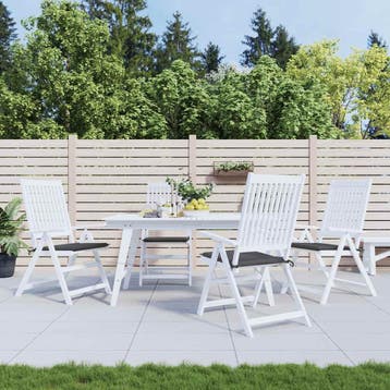 vidaXL Tuinstoelkussens 4 st 40x40x4 cm oxford stof, Verzenden, Nieuw