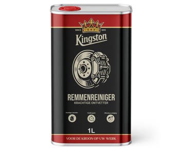 Kingston remmenreiniger 1 liter, blik met schenkdop, Verzenden