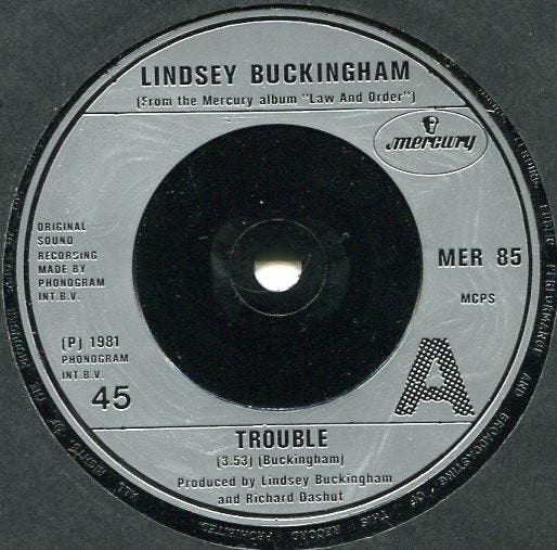 Lindsey Buckingham - Trouble, Cd's en Dvd's, Vinyl | Pop, Gebruikt, Ophalen of Verzenden
