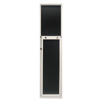 [en.casa] Spiegel vrijstaand Barletta verstelbaar 150,6x35,6, Huis en Inrichting, Woonaccessoires | Spiegels, Verzenden, Nieuw