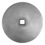 GGM Gastro | Vleesplaat - 120x120x(H)10mm - RVS - passend |, Verzenden