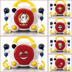 Karaoke set voor kinderen - 2 Microfoons - Wit - Lenco •, Verzenden, Zo goed als nieuw