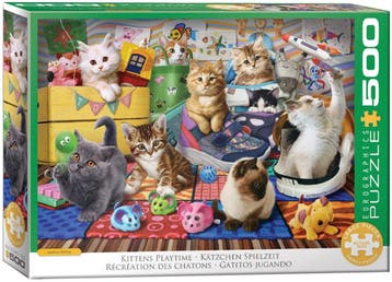 Andrew Farley - Kittens Playtime Puzzel (500 stukjes) |, Verzenden, Nieuw
