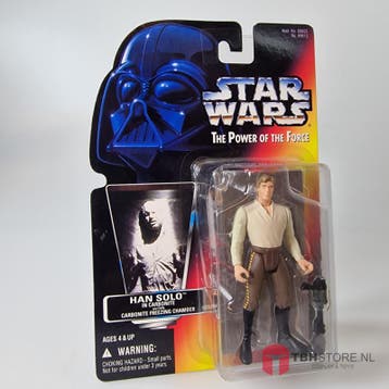 Star Wars POTF2 Red Han Solo in Carbonite, Verzenden, Zo goed als nieuw