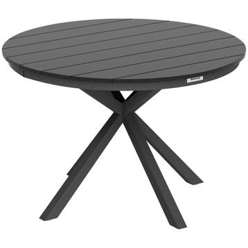 Ronde Tuintafel Ø 118 Cm Met Aluminium Frame Voor Balkon, Ve, Verzenden, Nieuw