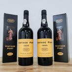 1995 Borges - Vintage Port - Douro - 2 Flessen (0.75 liter), Nieuw