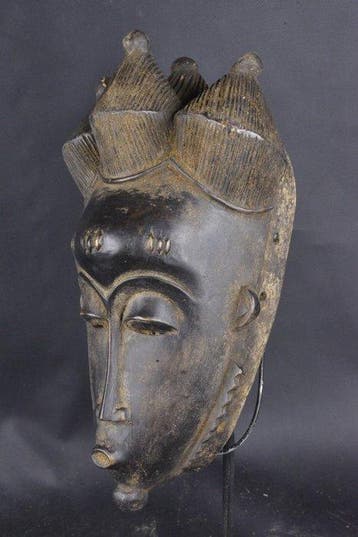 Mblo-vermaakmasker - Baule - Ivoorkust, Antiek en Kunst
