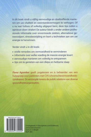 Fit en boordevol energie! 9789044735550 Fiona Agombar, Boeken, Verzenden, Gelezen, Fiona Agombar