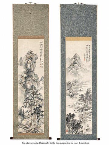 Een paar Japanse literati-landschappen: Fishermans