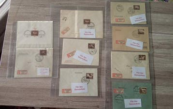 Duitsland 1936/1944 - Bruine Band - Braunes Band, Gestempeld