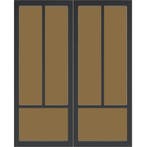 Weekamp dubbele deur WK6373 186x231,5 (Stomp), Doe-het-zelf en Verbouw, Deuren en Horren, Binnendeur, Nieuw, Ophalen of Verzenden