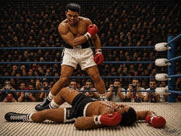 Lego Merchandise - Art - “Ali – The Greatest” by MaskArt ,, Nieuw