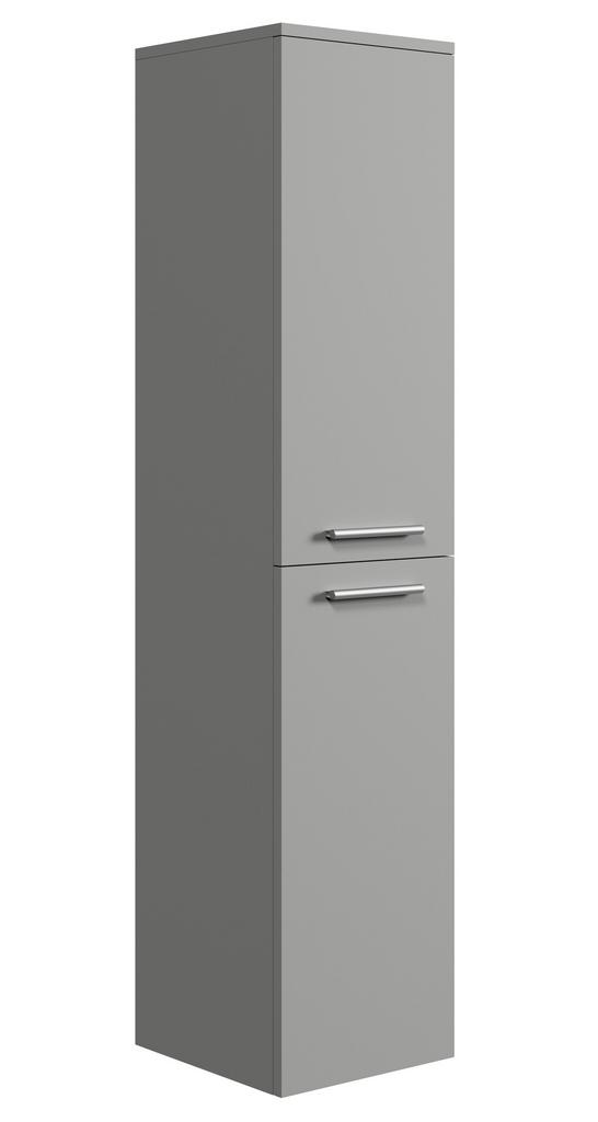 Badkamerkast Saturnus 35 x 35 x 130 cm - Mat Grijs, Huis en Inrichting, Badkamer | Badkamermeubels, Nieuw, (Half)hoge kast, Verzenden