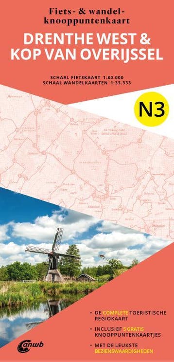 N3. Drenthe West & Kop Van Overijssel |  | Nieuw, Ophalen of Verzenden, Nieuw