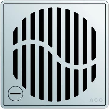ACO Showerdrain Easyflow designrooster vierkant Wave vergr, Ophalen of Verzenden, Nieuw