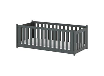 Vloerbed Cato 80 x 160 - Antraciet, Kinderen en Baby's, Kinderkamer | Bedden, Verzenden, Nieuw