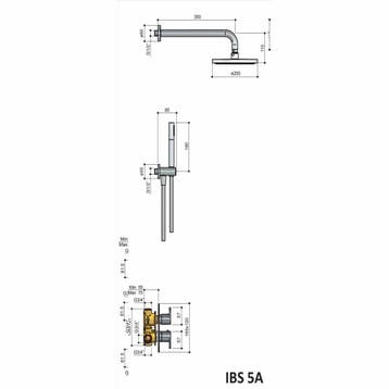 Thermostatische Inbouw Douche Set Friendo Met, Ophalen of Verzenden, Nieuw