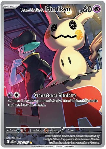 Team Rockets Mimikyu (ASC 238), Ophalen of Verzenden, Nieuw