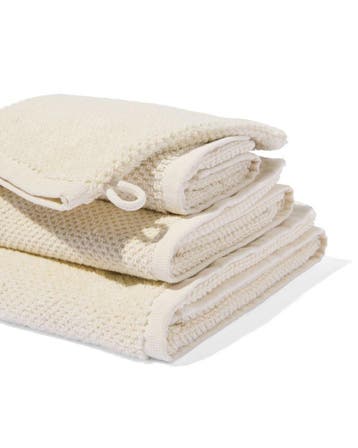 HEMA Handdoek 2e kans recycled katoen ecru, Verzenden, Nieuw